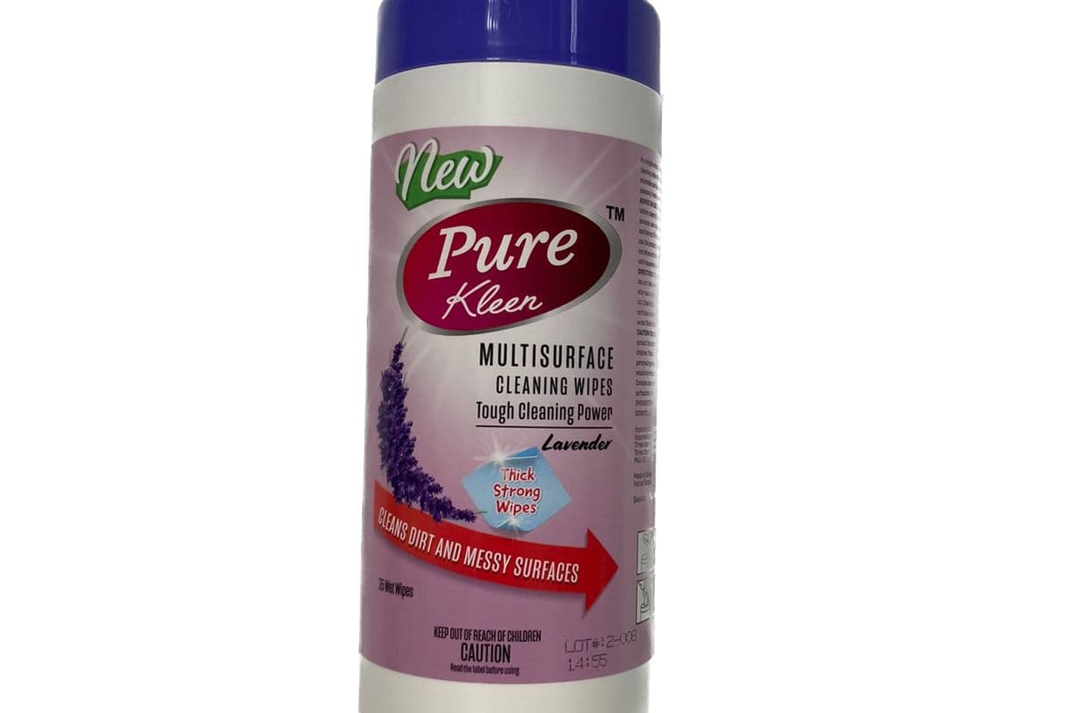 Pure Kleen Multisurface Cleaning Wipes Lavender