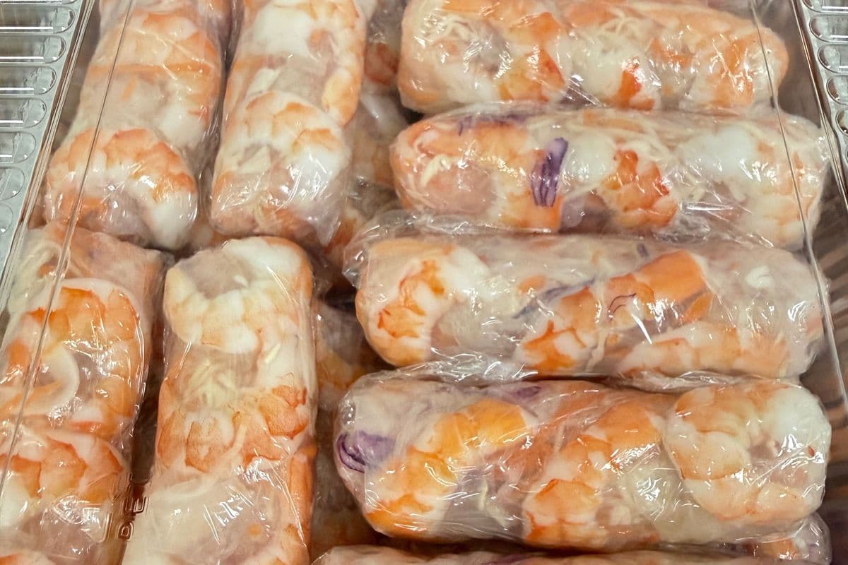 G1. Vietnamese Fresh Shrimp Rolls (4 rolls)