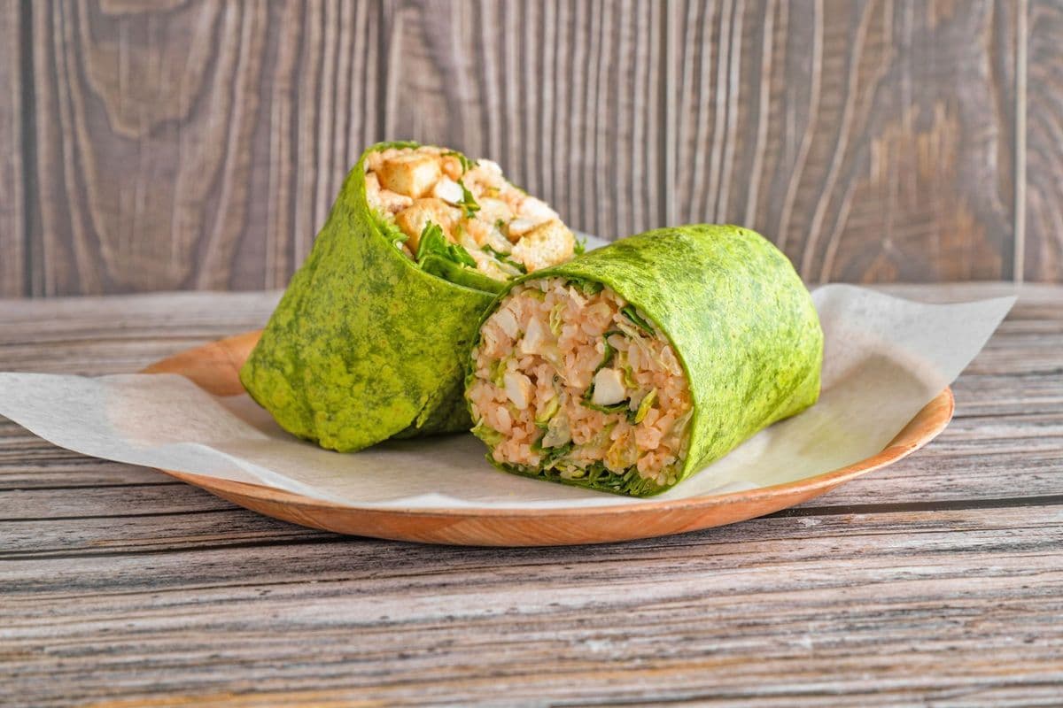 Cajun Chicken Caesar Wrap