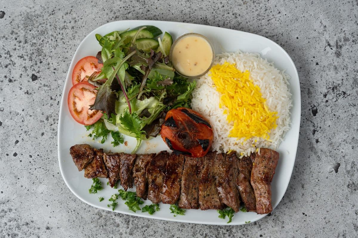 Barg (Half Salad and Half Rice)