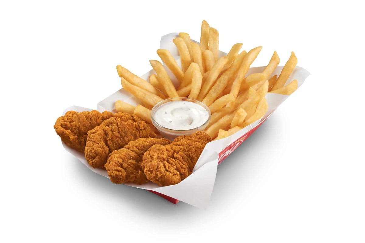 NEW!! Flamethrower Chicken Strip Basket with Drink