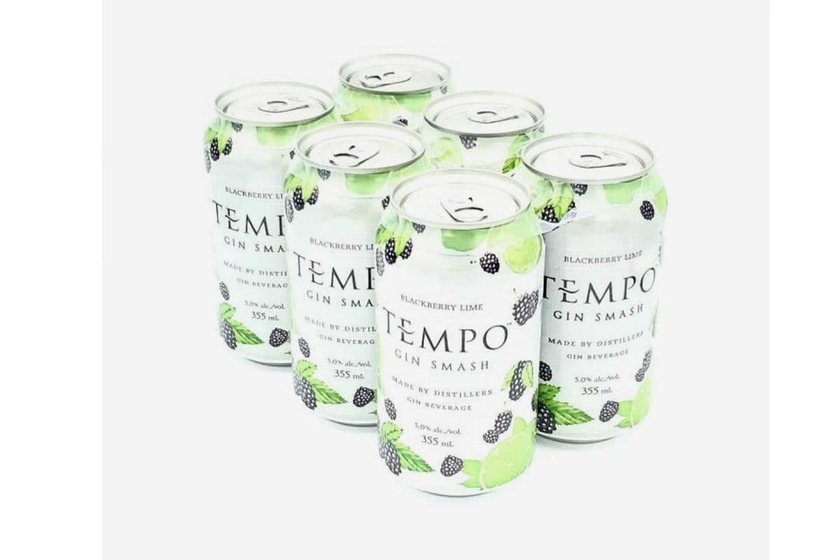 Tempo Gin Smash Black Berry Lime (6 x 355 ML)