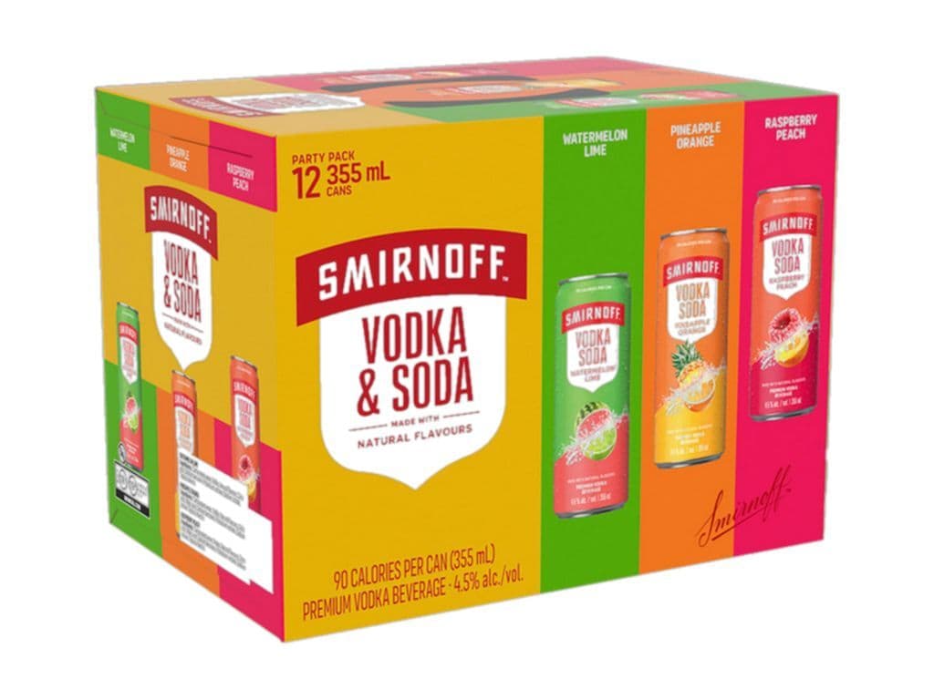 Smirnoff - Vodka Soda Party Pack