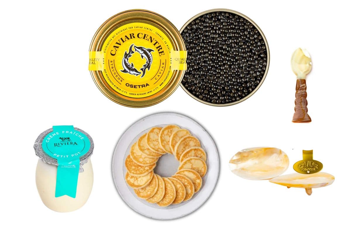 Osetra Caviar - Exclusive SKIP Set (30g, Good For 1–2)