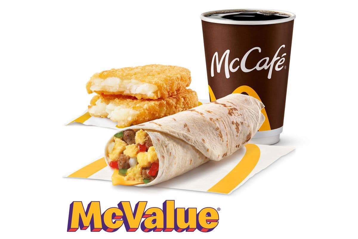1 Breakfast Burrito McValue Meal [450.0 Cals]