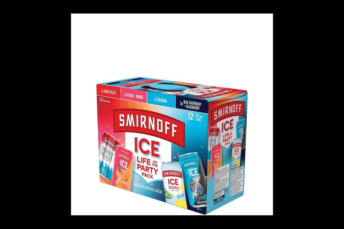 Smirnoff Ice Life of The Party Pack (12 x 355ml) (12 x 12*355ML)