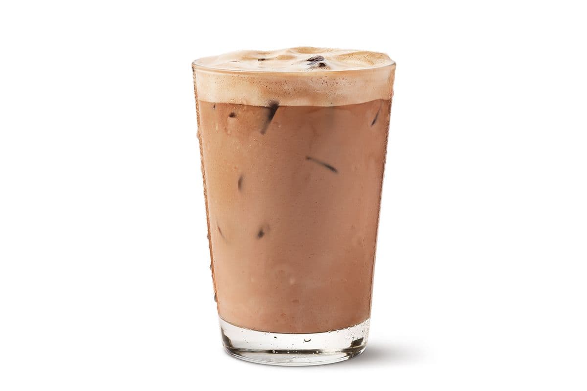 Small Chocolate Pistachio Protein Iced Latte