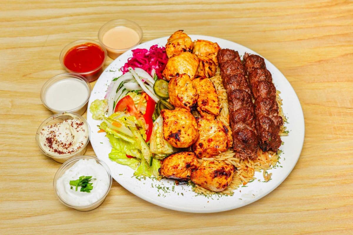 Super Mix Grill Platter (Three Skewers)