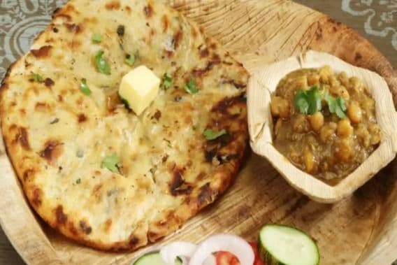 Paneer Kulcha and Chana