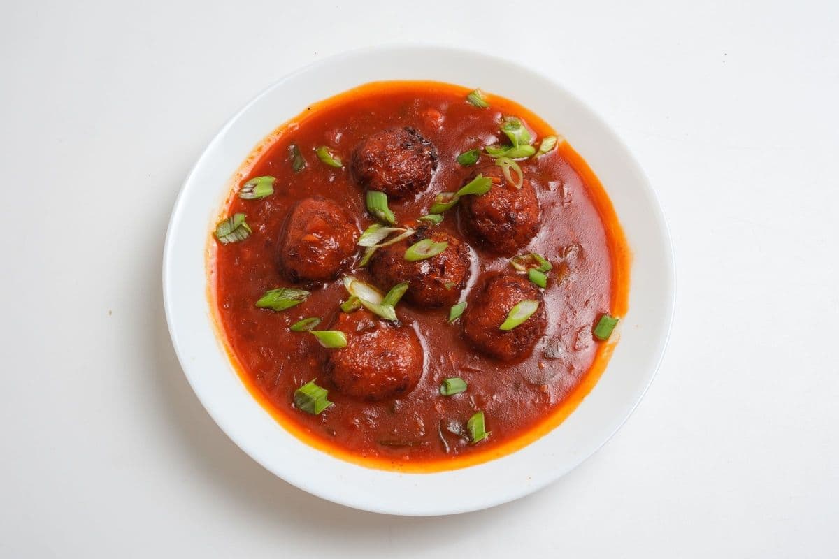 Veggie Manchurian in Gravy
