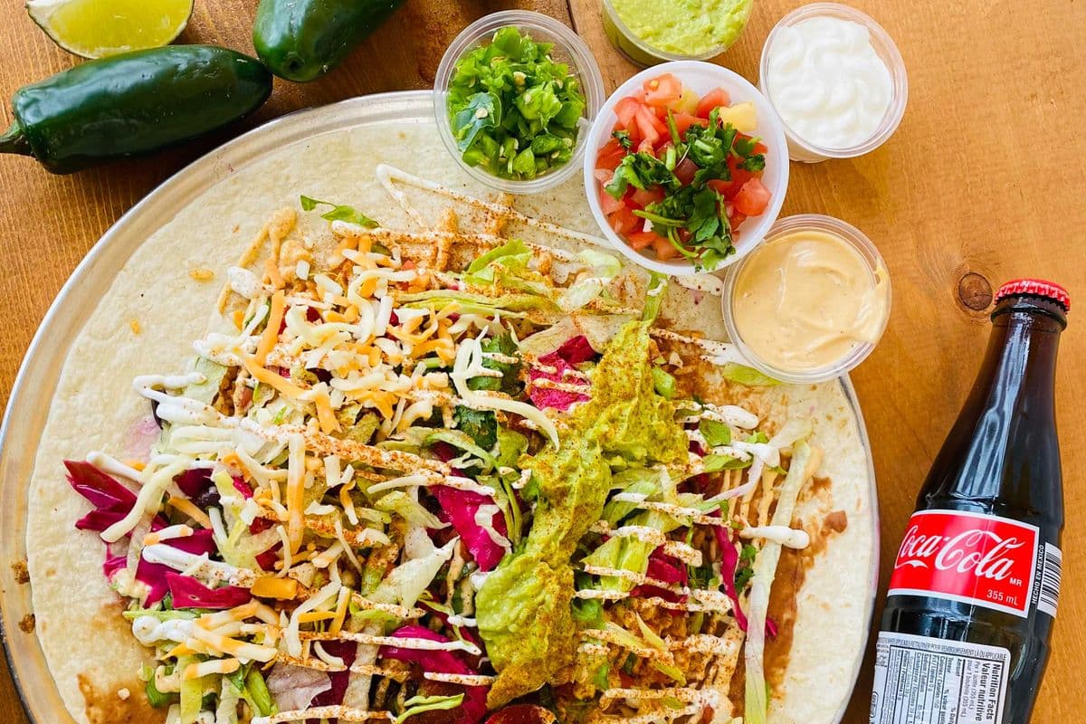 12" Vegetarian Burrito