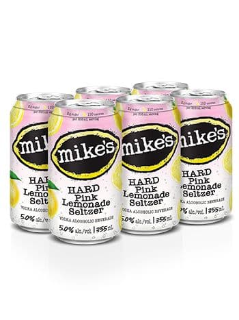 Mike’s Hard Pink Lemonade Seltzer (6 x 355mL Cans)