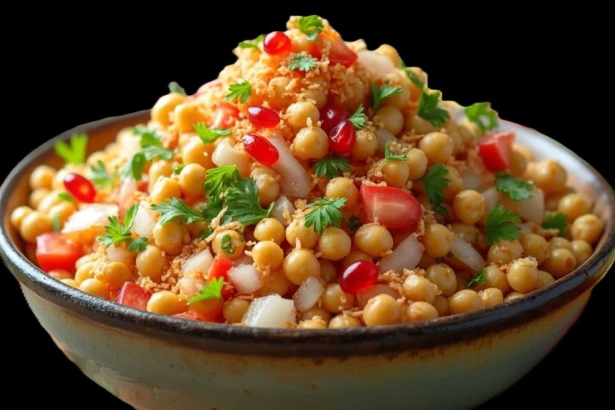 White Channa Chaat