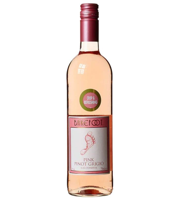Barefoot Pink Pinot Grigio (750 ml) (1 x 750ML)