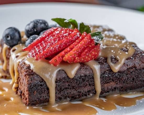 Warm Caramel Chocolate Cake (GF)