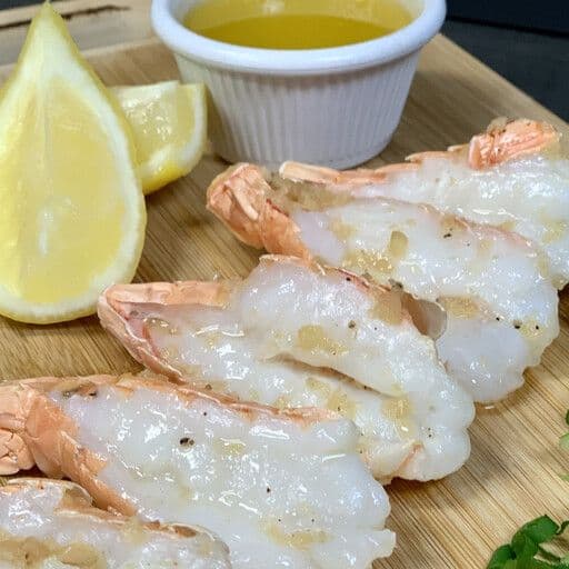 Langoustines papillons à l'ail