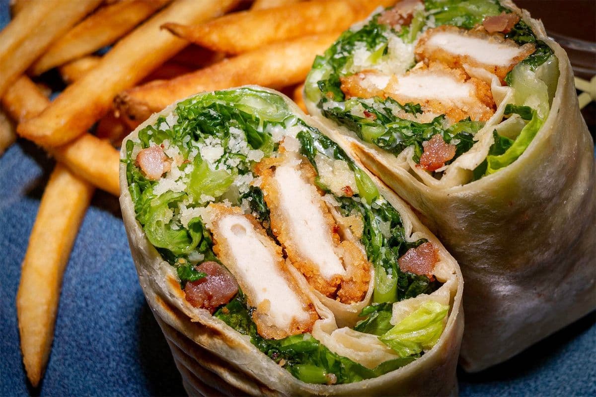 Maple Chicken Caesar Wrap