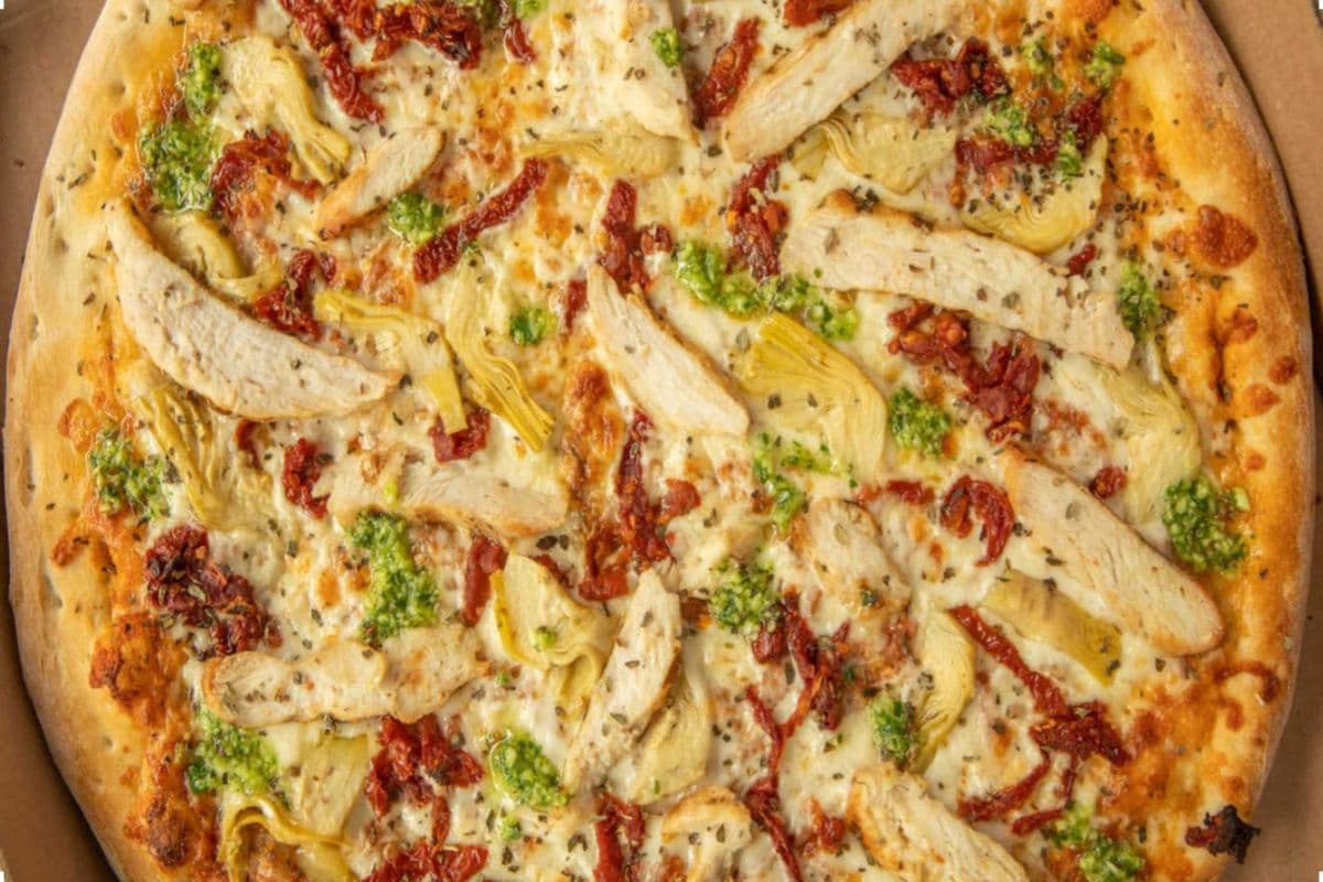 Chicken Pesto Pizza