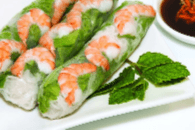 3. Fresh Shrimp Salad Rolls (3 pcs)