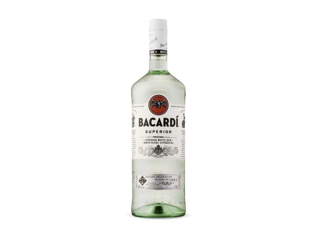 Bacardi Superior White Rum, 1.14L bottle Spirit (Rum)(40% ABV)