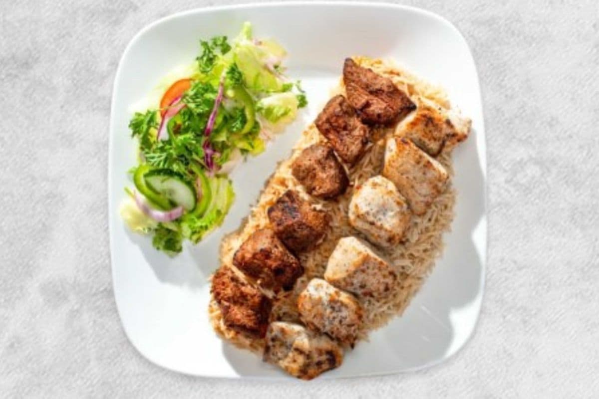 Mix Tikka Over Salad