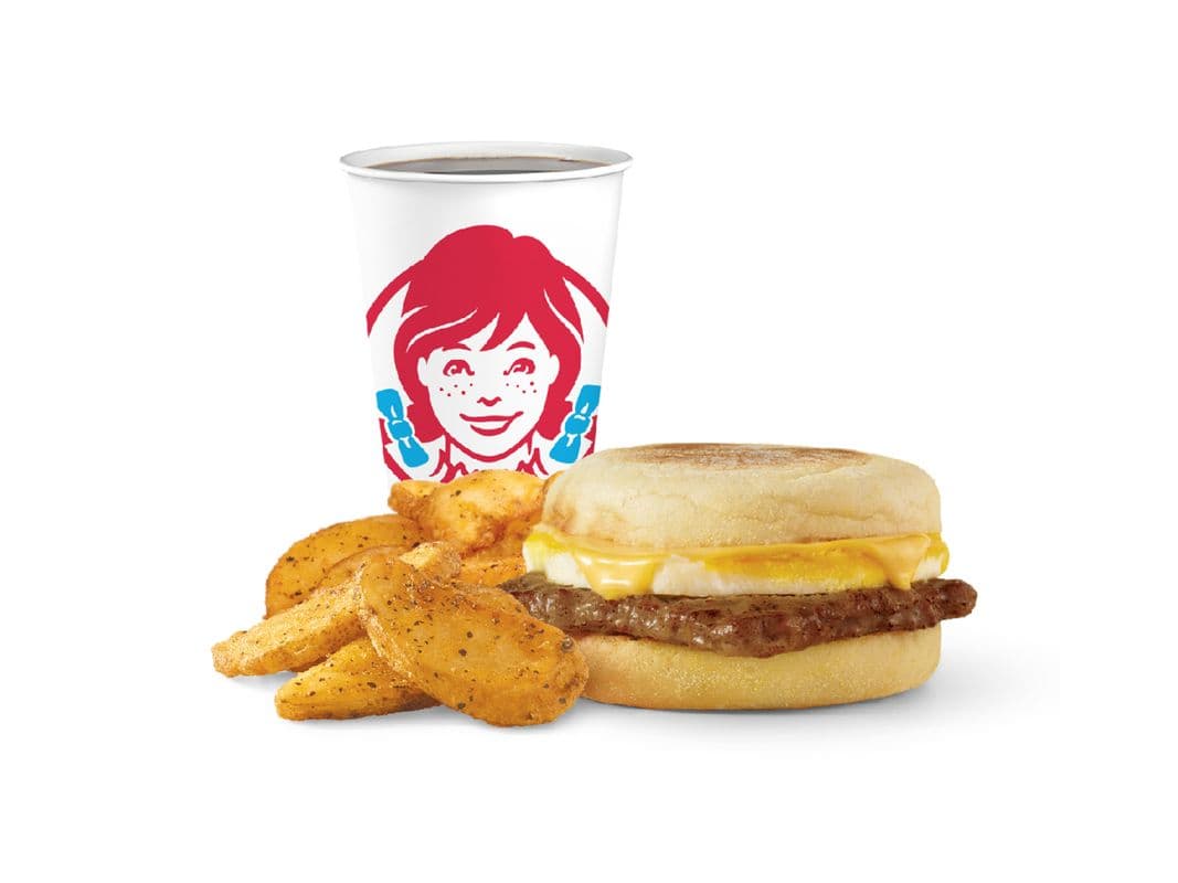 Sausage, Egg & Cheese English Muffin Combo - Large