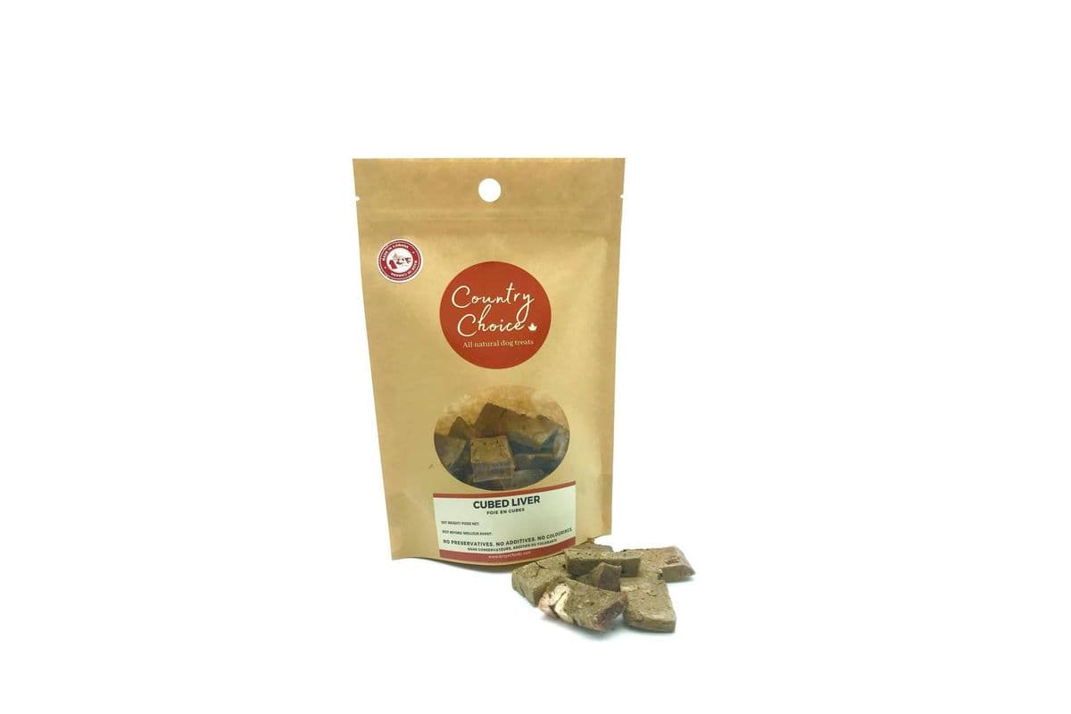 Country Choice Cubed Beef Liver Dog Treats (150 g)