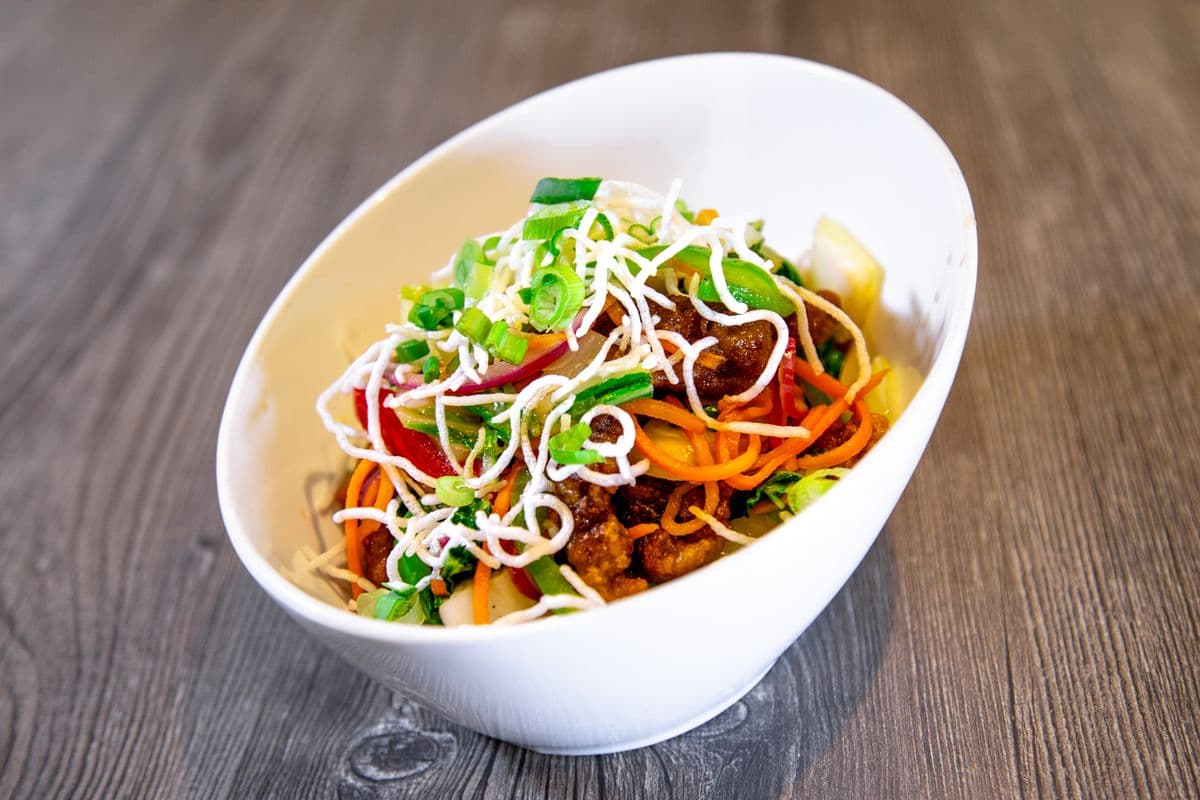 Ginger Beef Rice Bowl