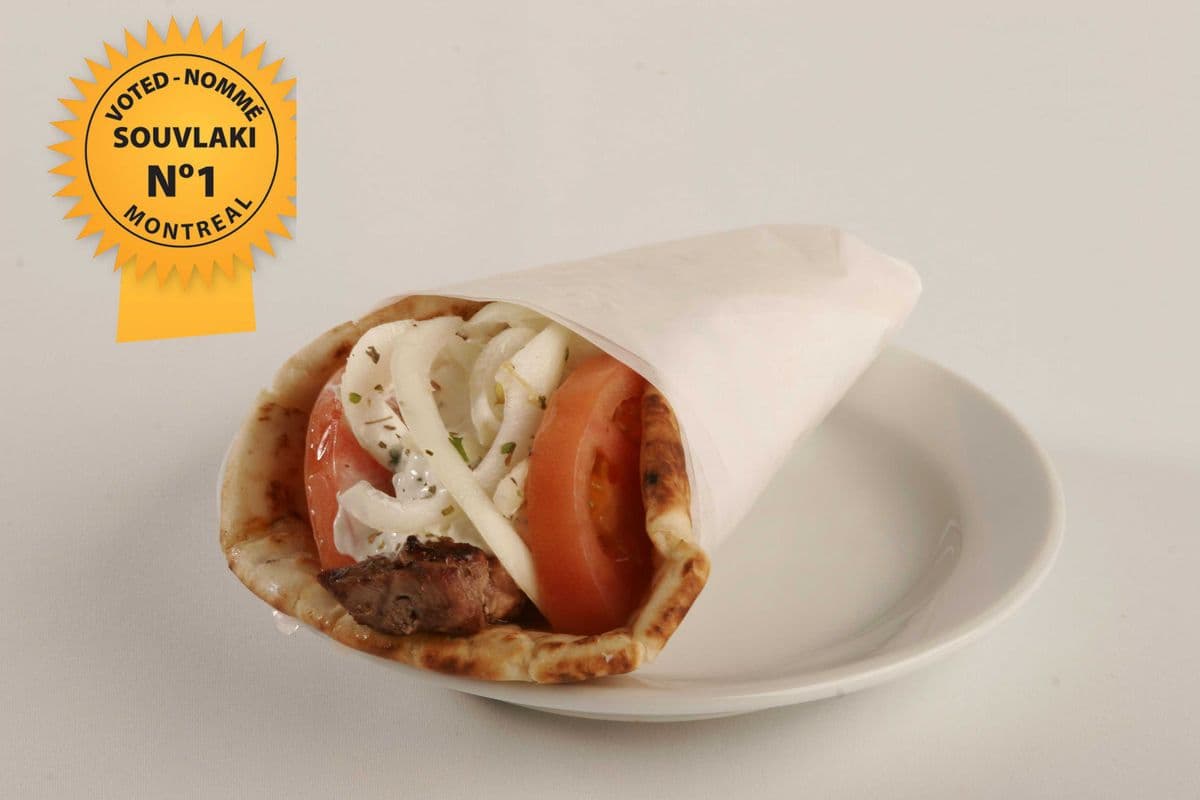 Pita souvlaki / Souvlaki Pita