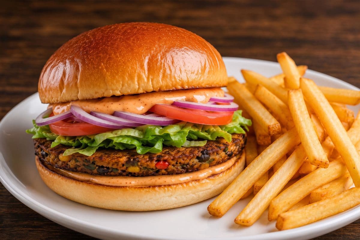 FULL OF VEGGIES BURGER