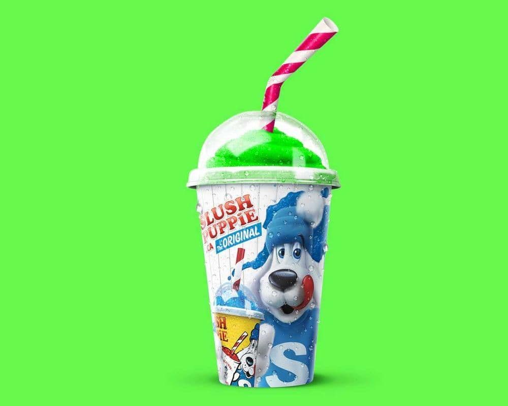 Medium Sour Apple Slush Puppie