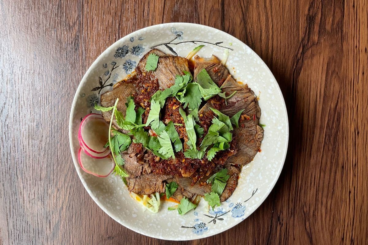 68. Boeuf Jarret avec sauce chili / Beef shank with Chilli Sauce