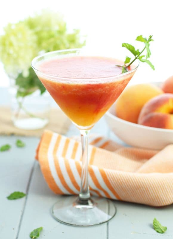 S75. Peach Martini, Cocktail (8 oz)
