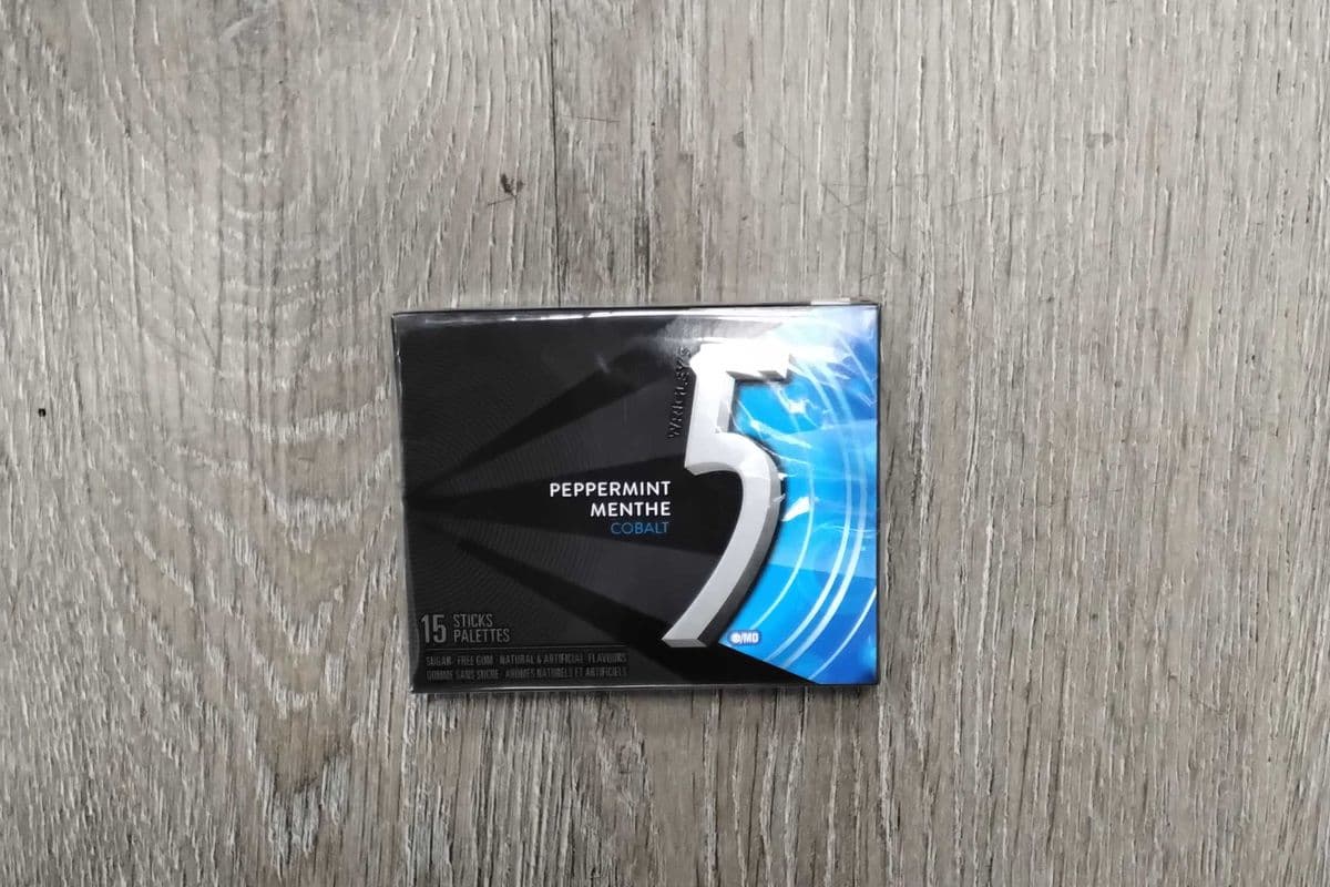 Wrigley 5 peppermint (15 sticks )
