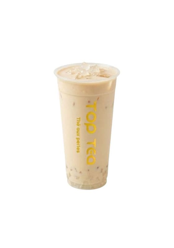 A5 Jasmine milk tea with lychee jelly boba / Thé Jasmin au lait avec gelée de litchi