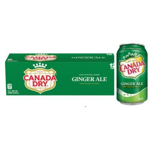 Canada Dry Ginger Ale 12 Pack 355ml