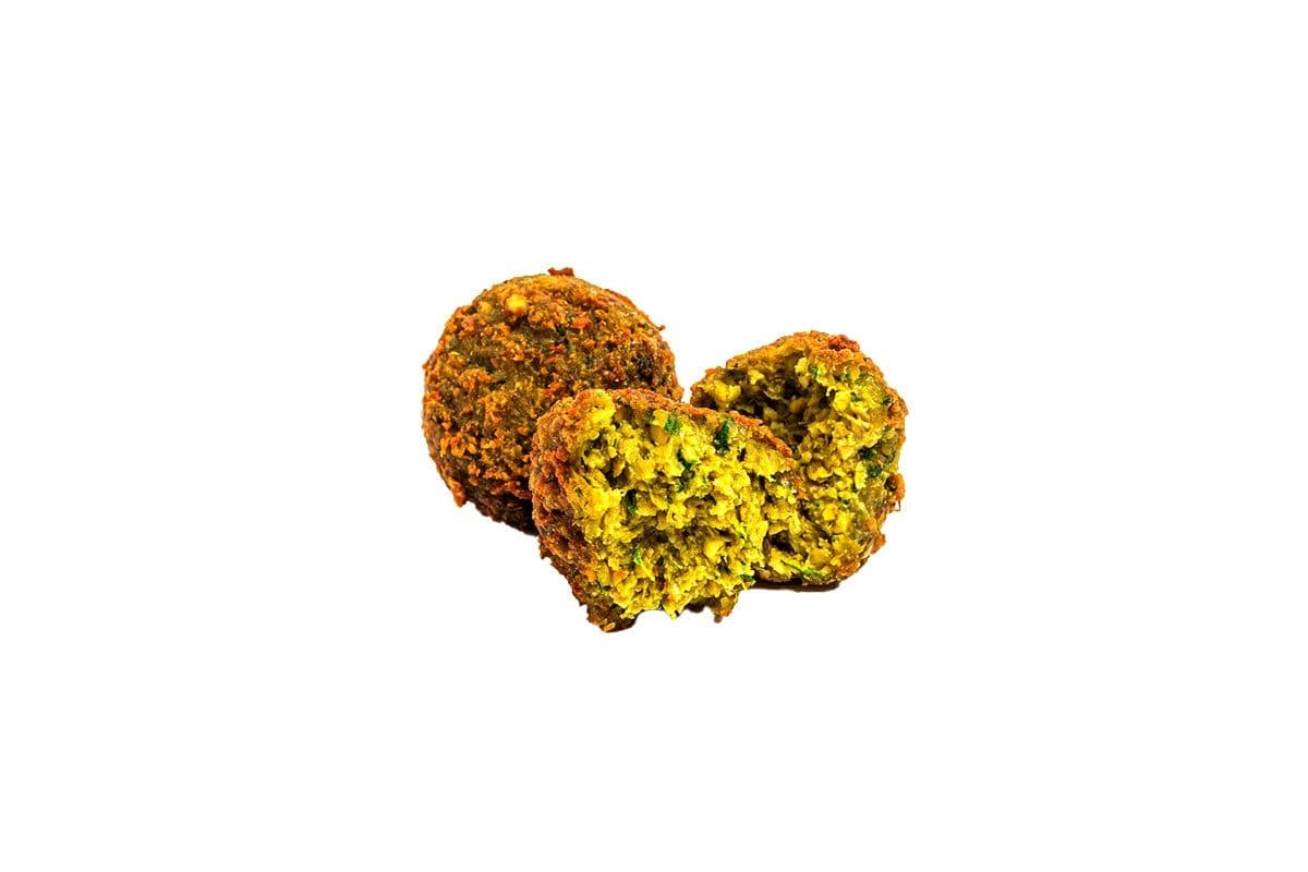 2 - Pieces Honey Sriracha Falafel (comes with 2oz Blended Herbal White Sauce)