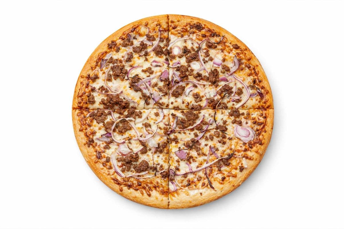 6. Beef and Onion Pizza