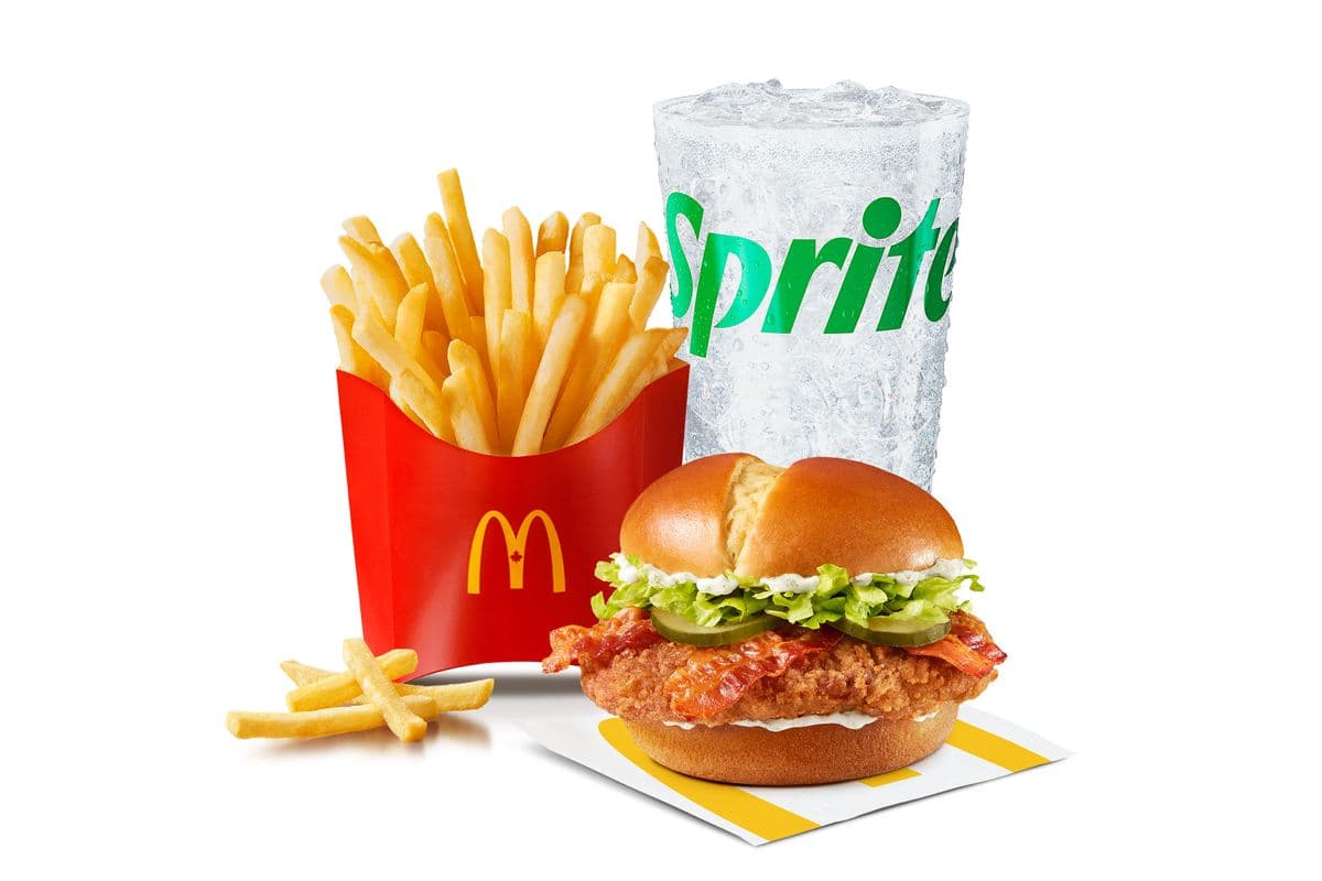 Bacon Ranch McCrispy Extra Value Meal  [910-1120 Cals]