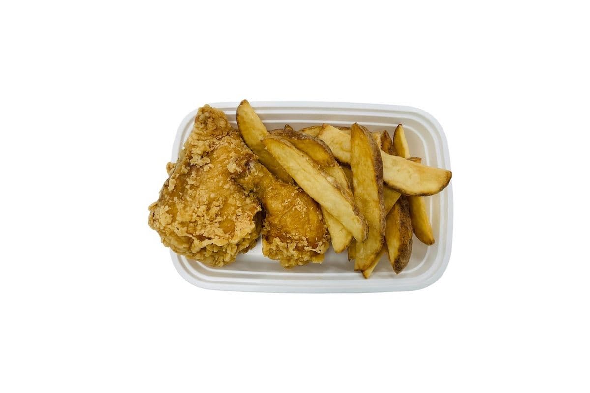 Fried Chicken and Fries