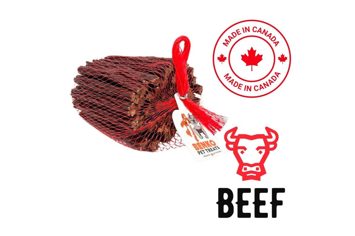 Benko - Beef Sticks with Garlic Dog Treats (12 Pack)