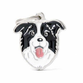 MyFamily Border Collie Engraved Tag