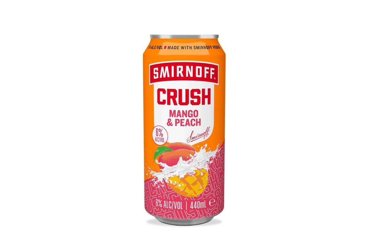Smirnoff Crush Mango & Peach (6 x 355ml)