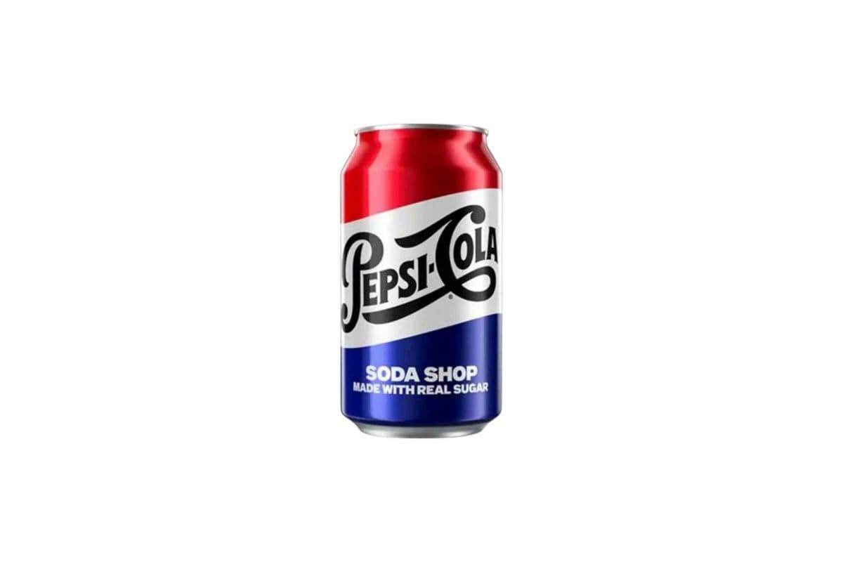 Pepsi Cola Soda Shop Made with Real Sugar (US) (355ml) (150 Cal)