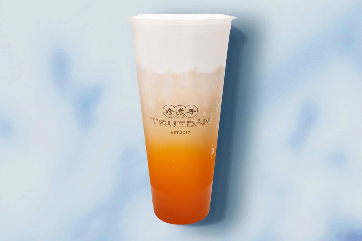 Orange Sparkling Water with Macchiato