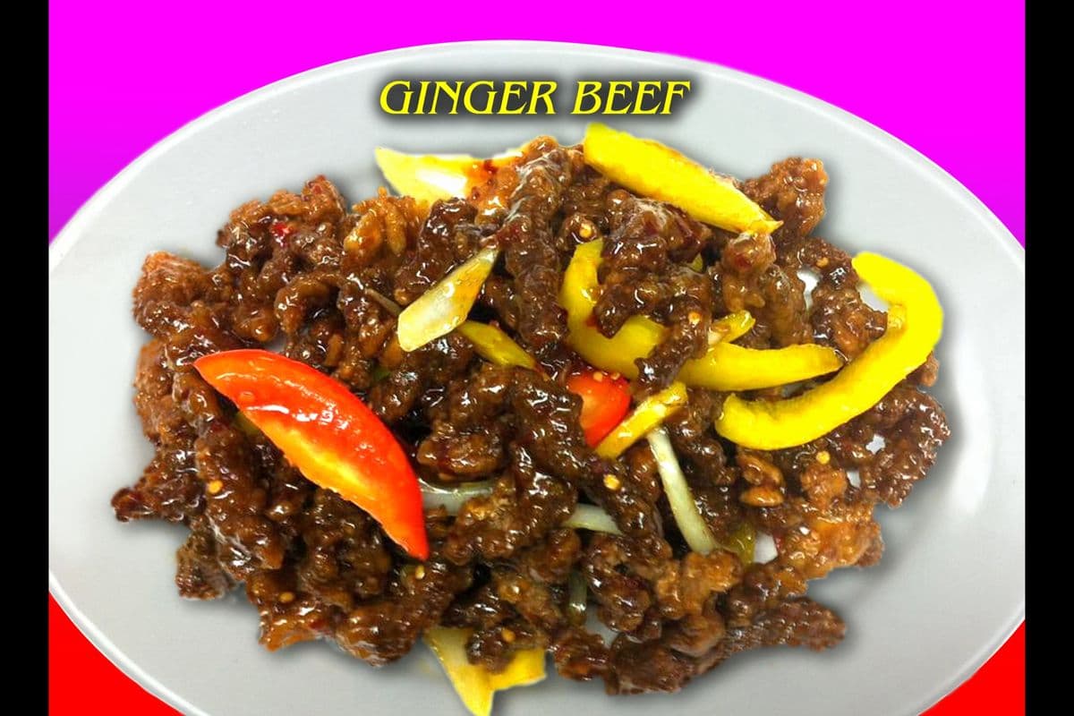 #59. Ginger Fried Shredded Beef (Hot)