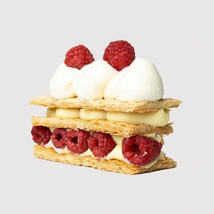 Mille-feuille aux framboises / Raspberry Mille-Feuille
