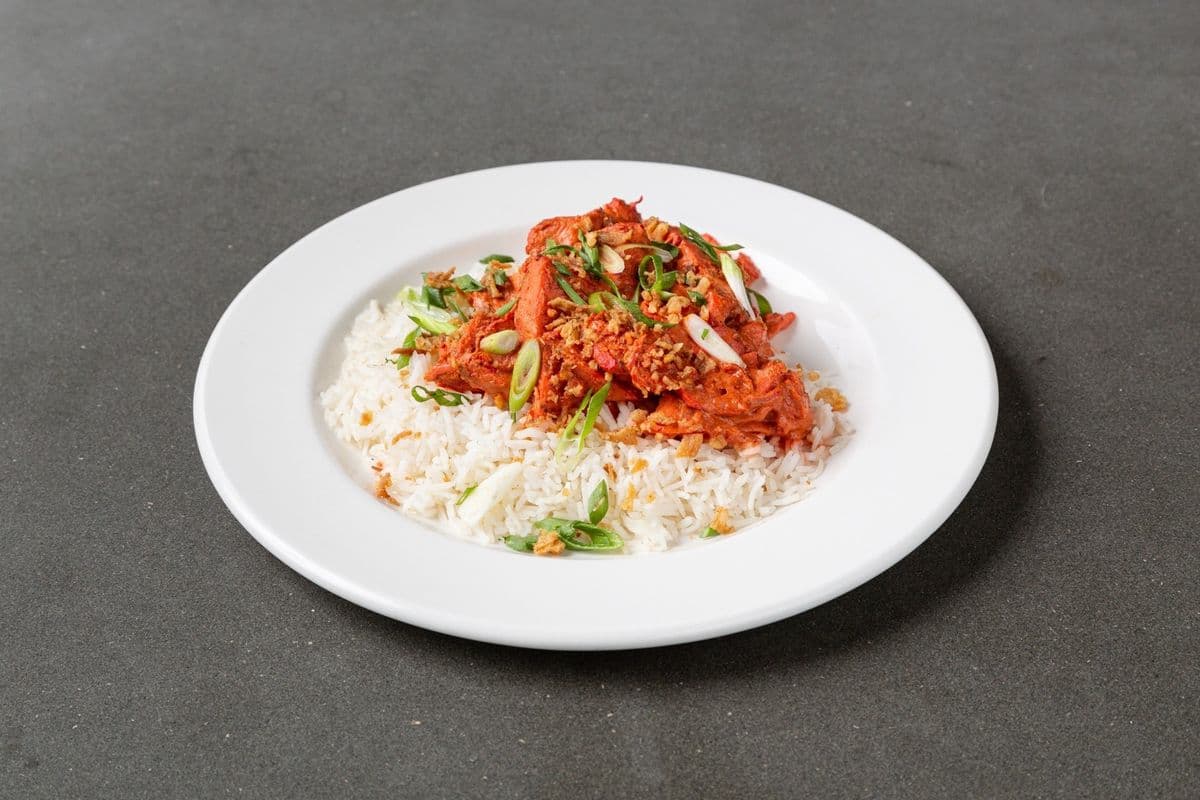 Butter Chicken with Biryani Rice (Gluten-Free, Halal)