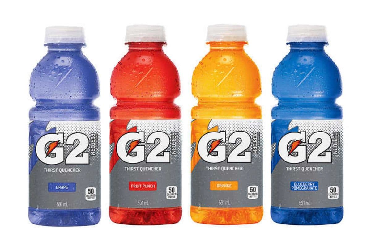 G2 Gatorade Half Sugar/ Moitie sucre (591ml)