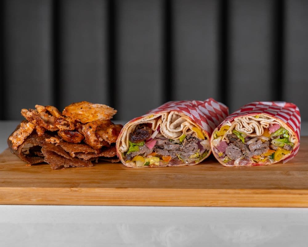 Mixed Wrap Chicken and Beef Donair #4
